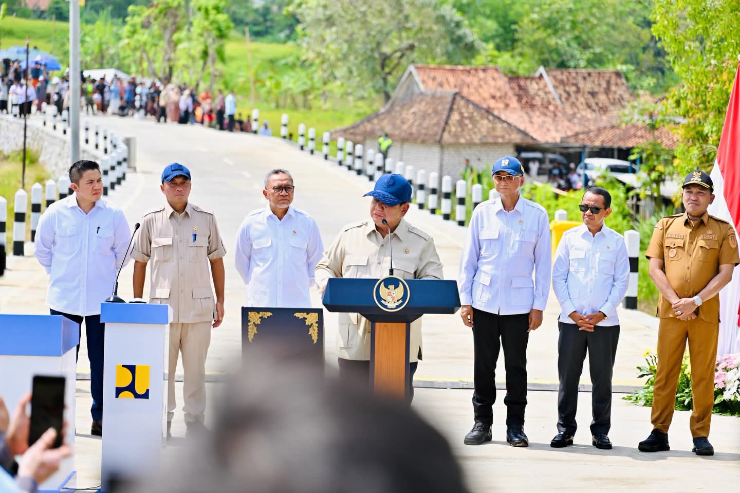 Presiden Prabowo Meresmikan Pembangunan 1.151 Kilometer jalan Daerah