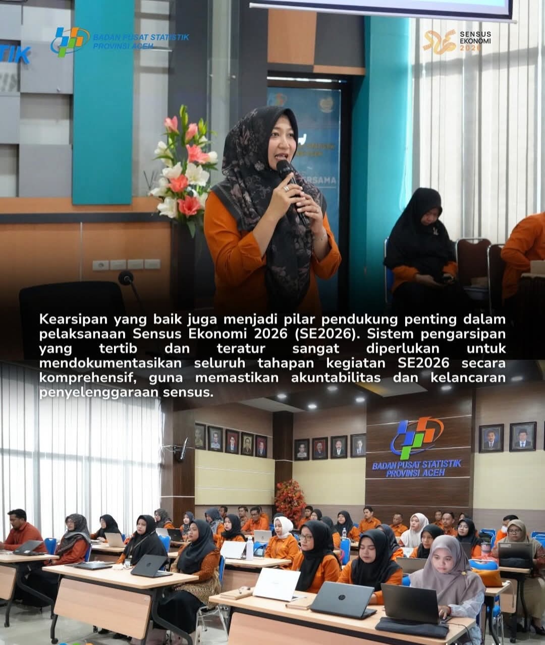 Mewujudkan Tata Kelola Arsip Yang Tangguh dan teratur di Lingkungan BPS se-provinsi Aceh
