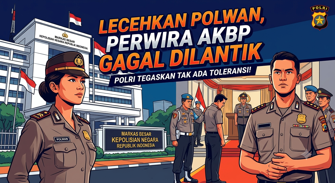 Pelantikan AKBP di Polda Sumbar Batal, Masih Diperiksa Terkait Dugaan Kekerasan Seksual terhadap Polwan